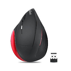 Universal Périmice-718 souris sans fil gauche - Conception verticale ergonomique - Grand - 5 boutons programmables