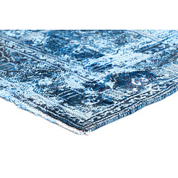 Acheter Vidal Tapis de laine 241x138 Bleu Vintage Royal