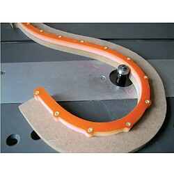 CMT tmp-1200 Dima Flexible pour fresature moulées (Curve et à anse), Orange