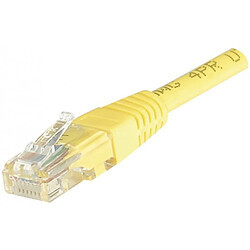 Abi Diffusion Cordon RJ45 catégorie 6 U/UTP jaune - 1,5 m