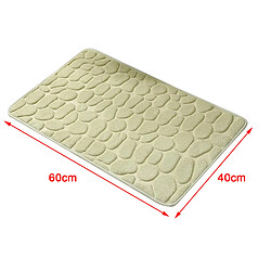 Tapis De Salle De Bain Tapis Tapis De Sol Tapis Paillasson Antidérapant 40x60cm Vert