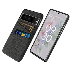 Coque en TPU anti-griffes avec porte-cartes, noir pour votre Google Pixel 7