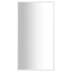 vidaXL Miroir Blanc 100x60 cm