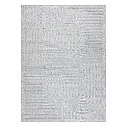 RUGSX Tapis SANTO SIZAL 0989 géométrique gris 120x170 cm