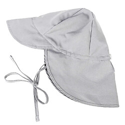 Avis Enfants Bébés Garçons Fille Flap Sun Protection Swim Hat Cap S Gris