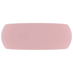 Avis vidaXL Lavabo rond de luxe Rose mat 40x15 cm Céramique