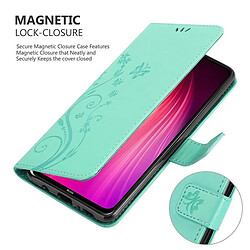 Cadorabo Coque Xiaomi RedMi NOTE 8 Etui en Turquoise pas cher