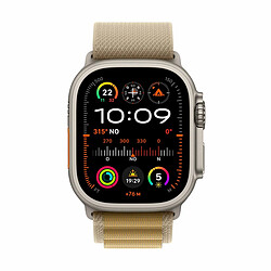 Montre intelligente Apple Watch Ultra2 1,92" Titane Canelle 49 mm