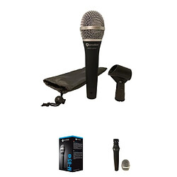 Prodipe Microphone PRO M85-LANEN dynamique cardioïdes Pour Party Karaoké PRO Chant Studio Scène + Pince et housse de protection