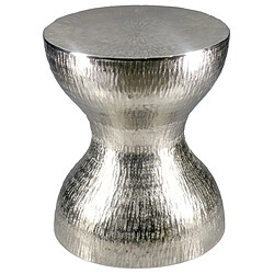 Table d'appoint DKD Home Decor 38 x 38 x 45 cm Argenté Aluminium