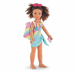 Coffret Luna a la plage COROLLE GIRLS - poupée mannequin - 5 accessoires - 28 cm - Des 4 ans