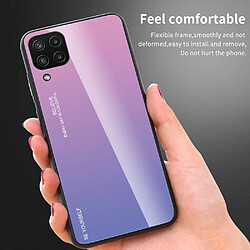 Coque en TPU anti-rayures de couleur dégradée bleu/noir pour votre Samsung Galaxy M32 (Global Version)