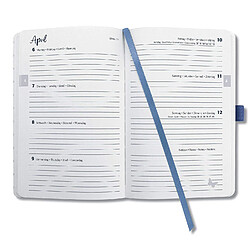 Avis SIGEL J0101 Agenda semainier Jolie 2020, couverture rigide, 13, 5 x 20, 3 cm, bleu foncé