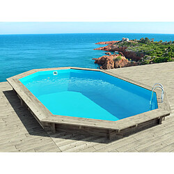 Habitat Et Jardin Piscine bois Cancun - 6.53 x 4.41 x 1.45 m