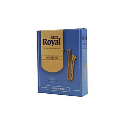 Boîte de 10 anches Rico Royal pour saxophone baryton force 2.5