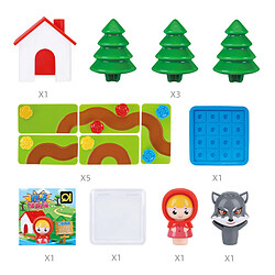 Acheter Universal Petit Chaperon Rouge Enfant Bloc Coloré QI Entraînement Smart Challenge Jeu de planche Éducation Smart Jouet pour Enfant | Puzzle