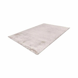 Paris Prix Tapis à Poils Longs Uni Saika Crème & Blanc 160 x 230 cm