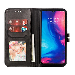 Acheter Wewoo Coque Fashion Etui de protection en cuir pour Redmi Note 7 Noir