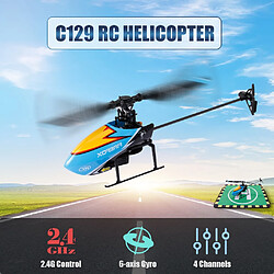 Universal C129 RC Helicopter 4CH Mini Aileronless Helicopter(Blue)