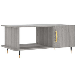 vidaXL Table basse sonoma gris 90x50x40 cm bois d'ingénierie