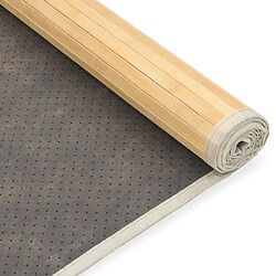 Avis vidaXL Tapis en bambou 100x160 cm Naturel