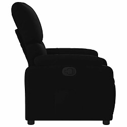 Acheter Maison Chic Fauteuil inclinable,Fauteuil luxe de relaxation Noir Tissu -MN63634