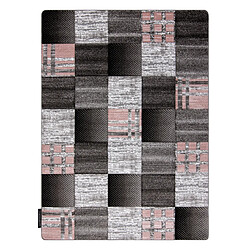 Avis RUGSX Tapis ALTER Siena carrés treillis gris 280x370 cm