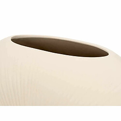 Acheter Gift Decor Vase Beige Céramique 36 x 34 x 16 cm (2 Unités) Circulaire