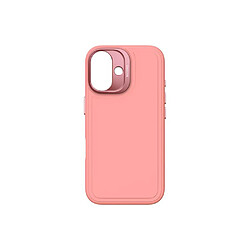 Decoded Coque pour iPhone 16 Gamme Stacks Compatible MagSafe en Silicone Antimicrobienne Rose