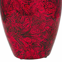 Acheter Vase Alexandra House Living Noir Rouge Céramique 17 x 48 x 28 cm