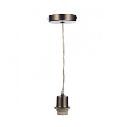 Luminaire Center Suspension design Basic Chrome antique 1 ampoule 8,5cm