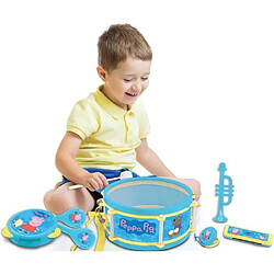 Lexibook - Set Musical Peppa Pig - 7 instruments - Rangement dans le tambour pas cher