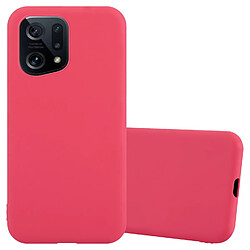 Cadorabo Coque Oppo FIND X5 Etui en Rouge