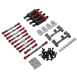 Kit Métal De Remplacement RC Support De Choc Pour Camions De Voiture WPL HengLong FY Rouge pas cher