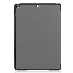 Avis Wewoo Housse Étui Coque Pour iPad 10.2 en cuir élégant avec rabat horizontal texturé Custer Texture fonction Veille / Réveil et support à trois réglages Gris