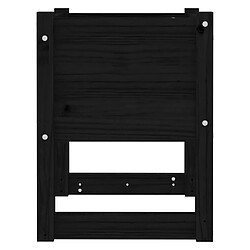 Acheter vidaXL Jardinière Noir 40x40x52,5 cm Bois massif de pin