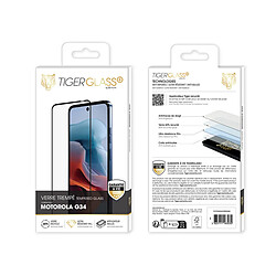 Tiger Protection d'Écran pour Motorola G34 en Verre Trempé 9H+ Anti-rayures Transparent