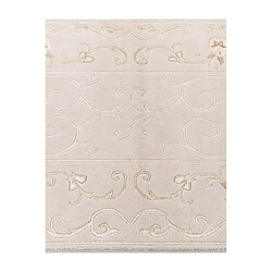 Vidal Tapis de couloir en laine 297x79 gris Darya pas cher