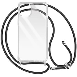 Avizar Coque Lanière pour iPhone 11 Rigide Bumper Série Corda Transparent