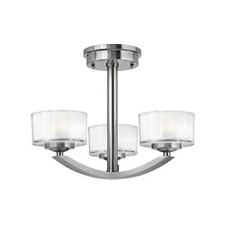 Elstead Lighting Plafonnier Meridian Nickel brossé