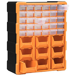 Avis vidaXL Organisateur multi-tiroirs avec 39 tiroirs 38x16x47 cm