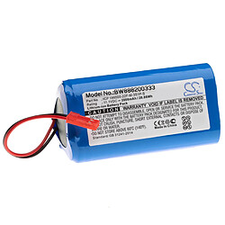 vhbw Li-Ion batterie 2600mAh (11.1V) pour robot aspirateur Home Cleaner robots domestiques come Electropan ICP 186500-22F-M-3S1P-S