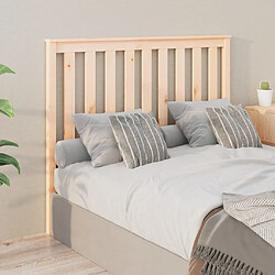 Maison Chic Tête de lit scandinave,Meuble de chambre 141x6x101 cm Bois massif de pin -MN25191