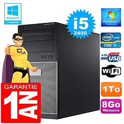 PC Tour DELL 7010 Core I5-2400 Ram 8Go Disque 1 To Graveur DVD Wifi W7 - Occasion