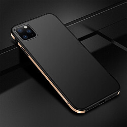 Wewoo Coque Rigide Pour iPhone 11 Pro Cadre en aluminium aviation antichoc + TPU + Étui de protection Or