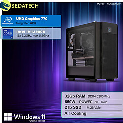 Sedatech Workstation ATX • Intel i9-12900K • 32Go RAM • 2To SSD M.2 • Windows 11