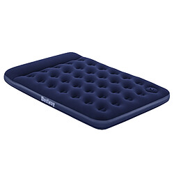 Matelas de Camping Gonflable Bestway Horizon Double 191x137x28 cm Supporte jusqu'à 300 Kg avec Gonfleur Intégré Couleur Bleu