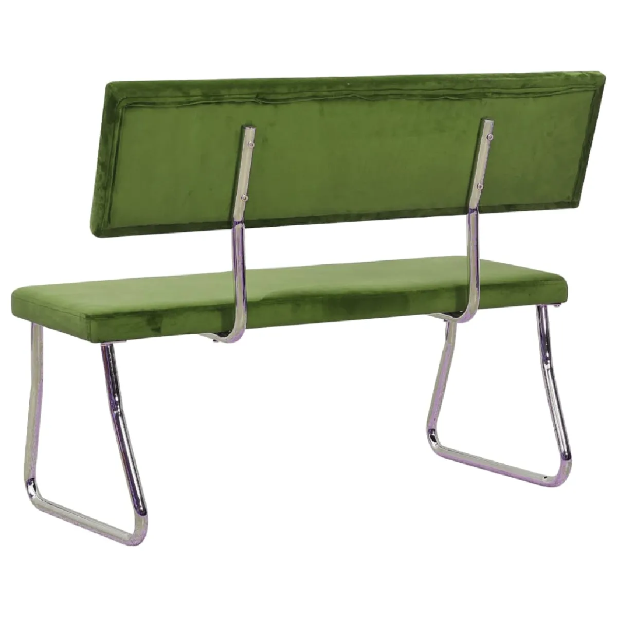 Avis vidaXL Banc 110 cm Vert clair Velours