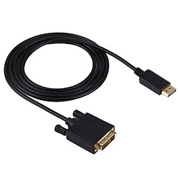 Wewoo Câble adaptateur DisplayPort mâle vers DVI haute définition, longueur: 1,8 m