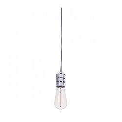 Luminaire Center Douille suspendue moderne Millenia Chrome